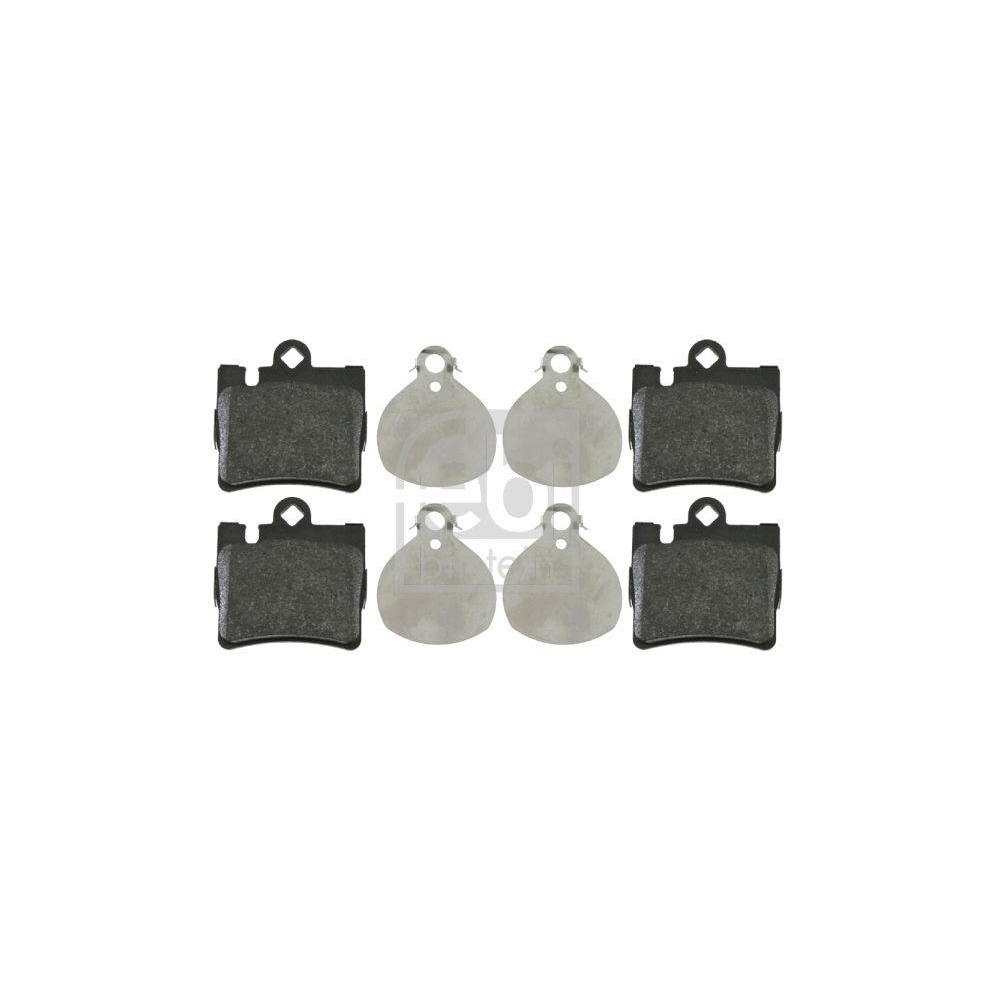 FEBI BILSTEIN Bremsbelagsatz, Scheibenbremse 16438 f&uuml;r MERCEDES-BENZ