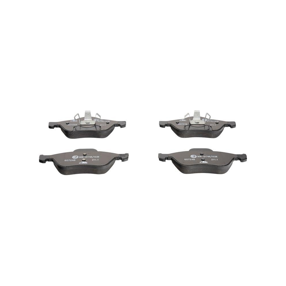 Bremsbelagsatz, Scheibenbremse ATE 13.0460-7248.2 f&uuml;r RENAULT, Vorderachse