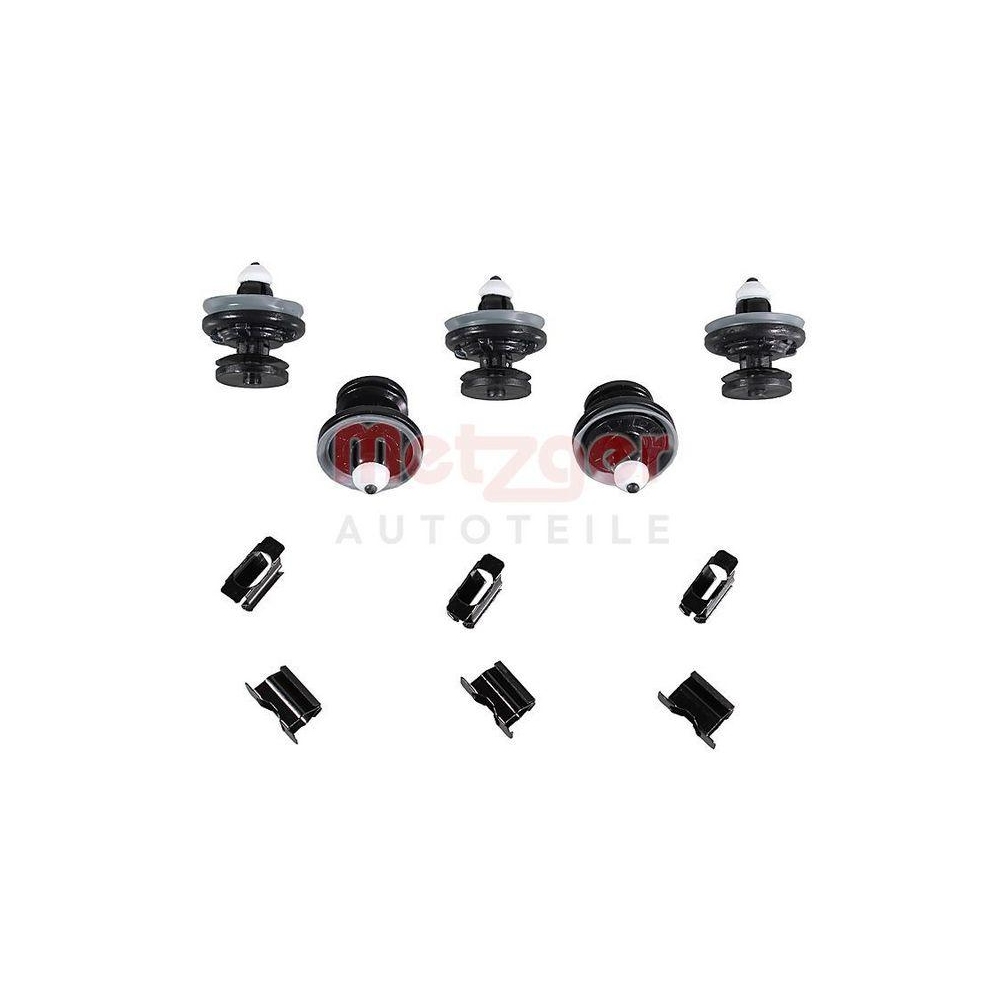 Halteclipsatz, Innenraumverkleidung METZGER 2280102 für, Türverkleidung, hinten