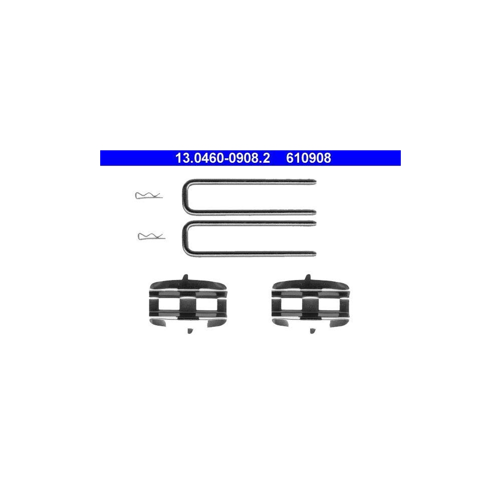 Zubeh&ouml;rsatz, Scheibenbremsbelag ATE 13.0460-0908.2 f&uuml;r, Vorderachse