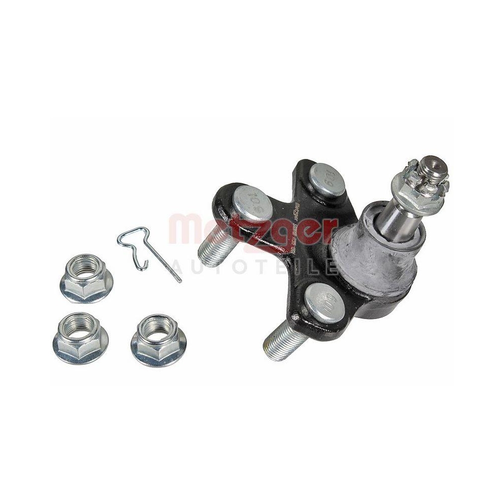 Trag-/F&uuml;hrungsgelenk METZGER AUTOTEILE 57036108 COMPETENCE KIT f&uuml;r HONDA, unten