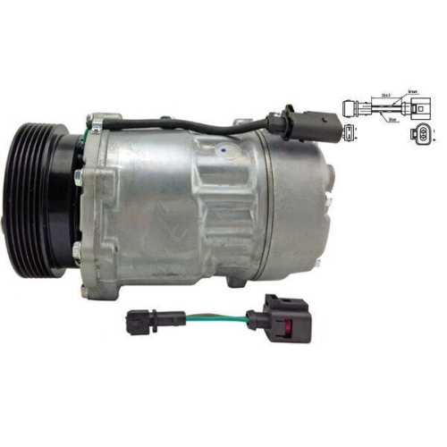 MAHLE ACP 191 000S Kompressor, Klimaanlage BEHR f&uuml;r AUDI FORD MERCEDES-BENZ SEAT