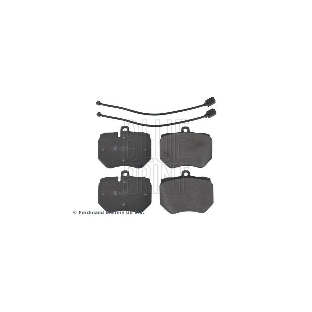 Bremsbelagsatz, Scheibenbremse BLUE PRINT ADV184242 f&uuml;r AUDI, Vorderachse