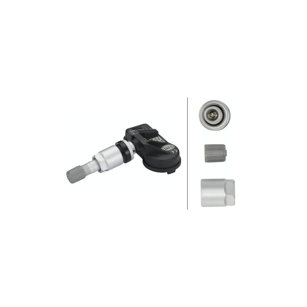 HELLA Radsensor, Reifendruck-Kontrollsystem 6PP 358 139-111 für NISSAN HYUNDAI