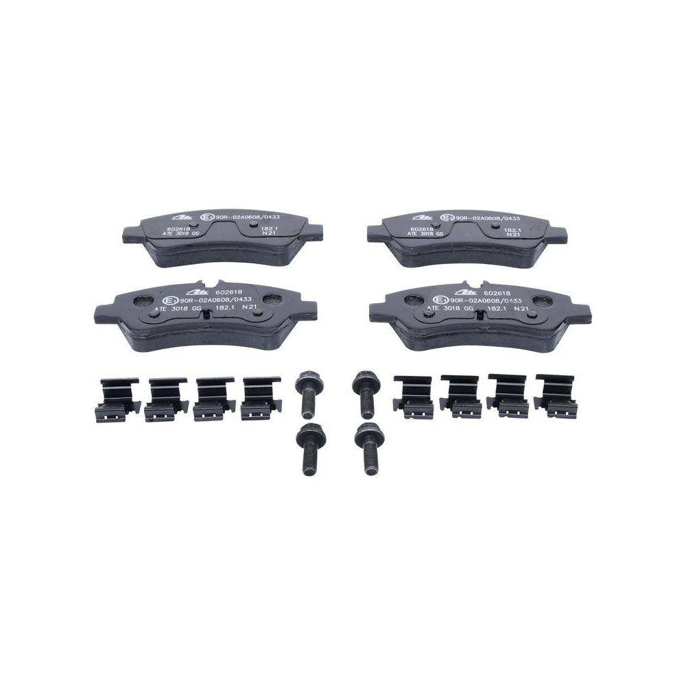 Bremsbelagsatz, Scheibenbremse ATE 13.0460-2618.2 f&uuml;r FORD, Hinterachse