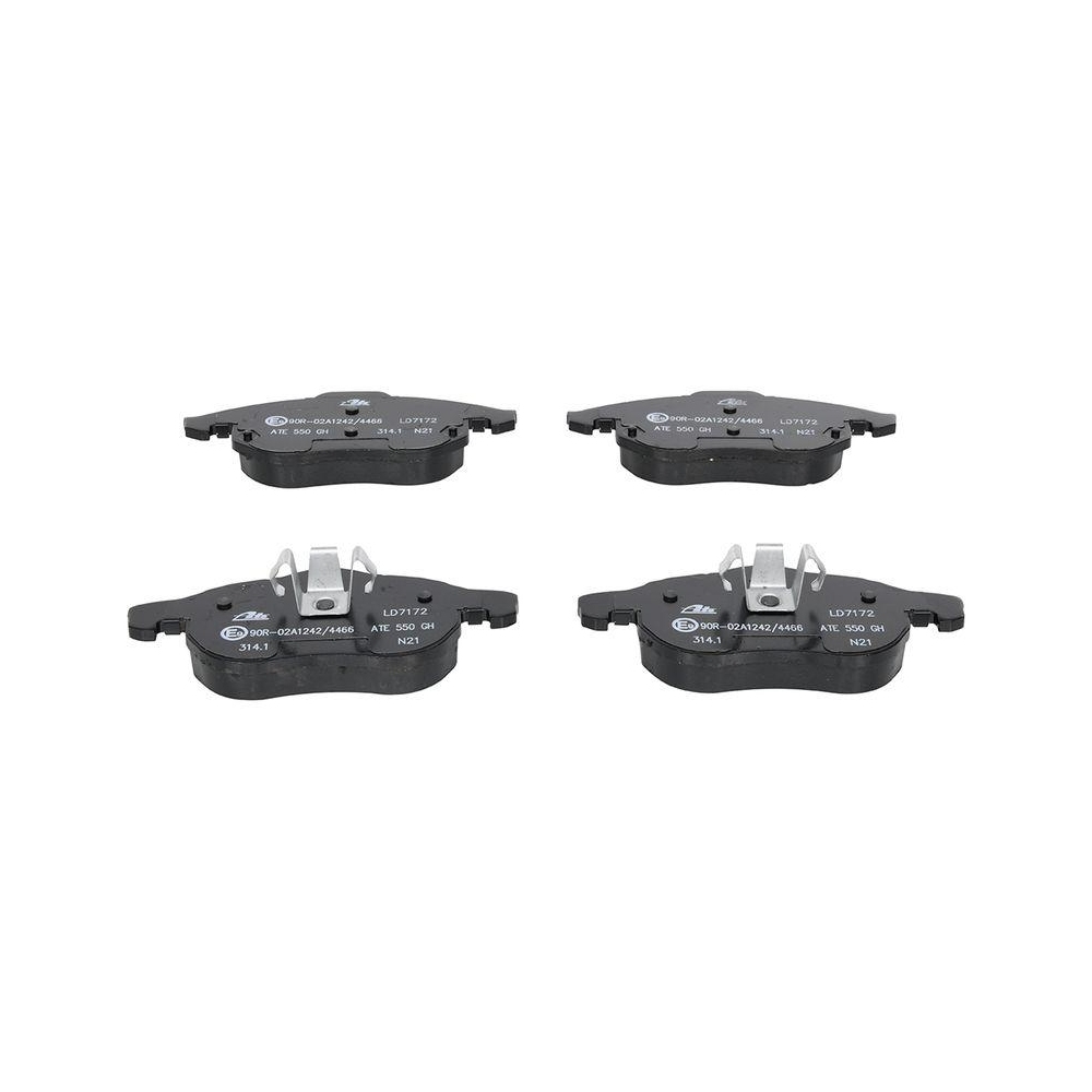 Bremsbelagsatz, Scheibenbremse ATE 13.0470-7172.2 ATE Ceramic f&uuml;r FIAT OPEL SAAB