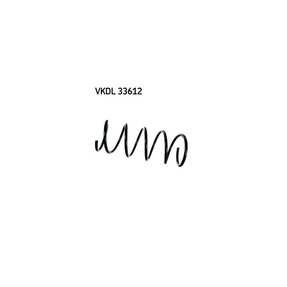 Fahrwerksfeder SKF VKDL 33612 f&uuml;r CITRO&Euml;N PEUGEOT, Vorderachse