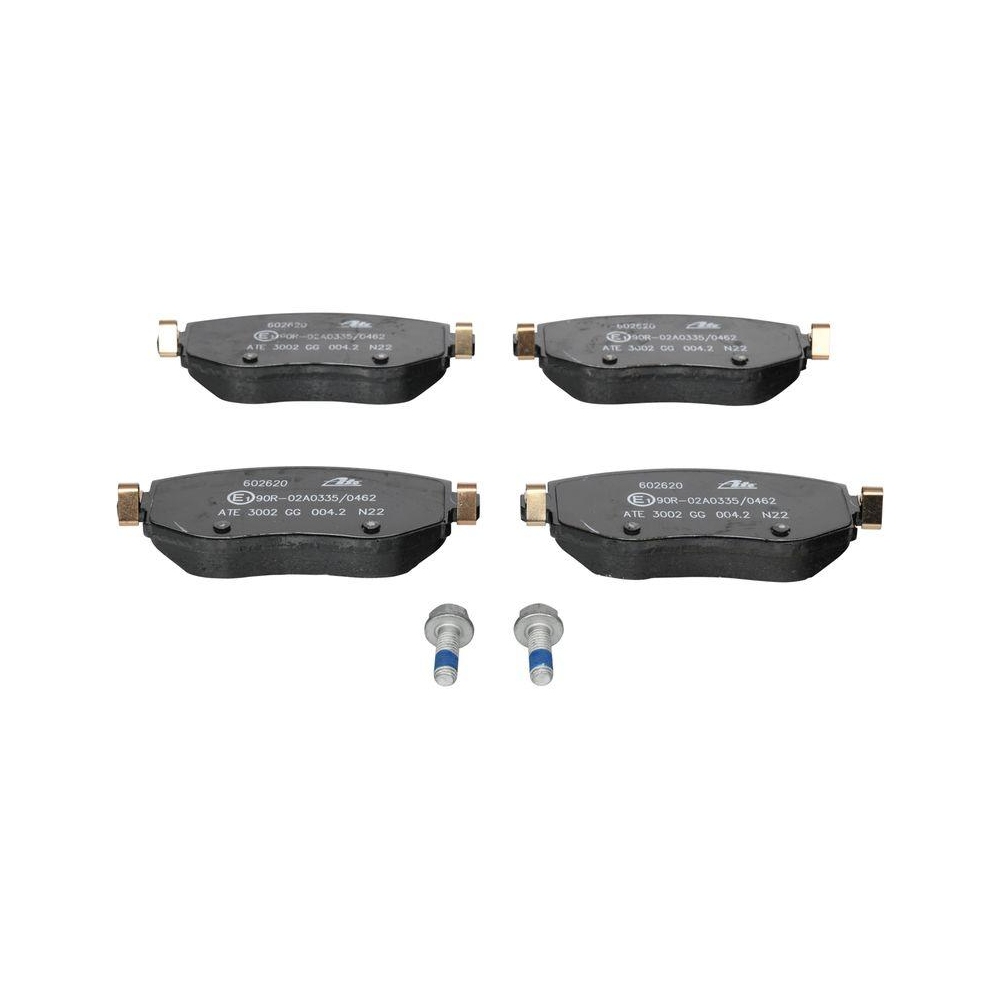 Bremsbelagsatz, Scheibenbremse ATE 13.0460-2620.2 f&uuml;r RENAULT, Vorderachse