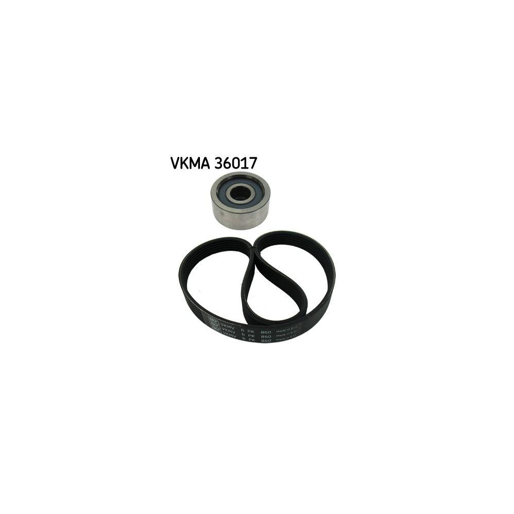 Keilrippenriemensatz SKF VKMA 36017 f&uuml;r DAIHATSU OPEL RENAULT VAUXHALL
