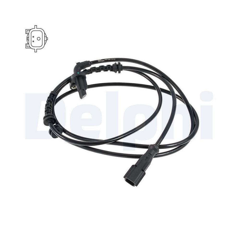 DELPHI SS21293-12B1 Sensor, Raddrehzahl f&uuml;r RENAULT, Hinterachse rechts