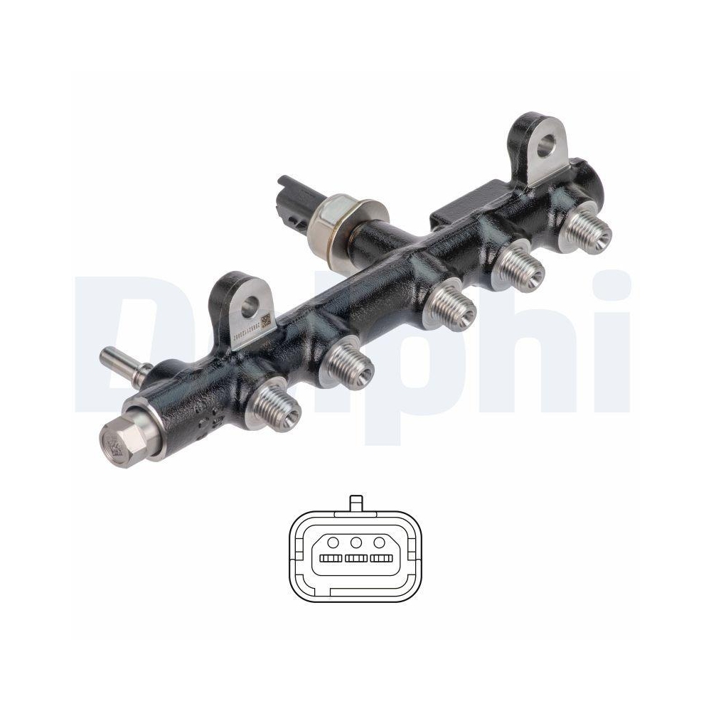 DELPHI 28285170-12B1 Verteilerrohr, Kraftstoff f&uuml;r CITRO&Euml;N FORD PEUGEOT DS