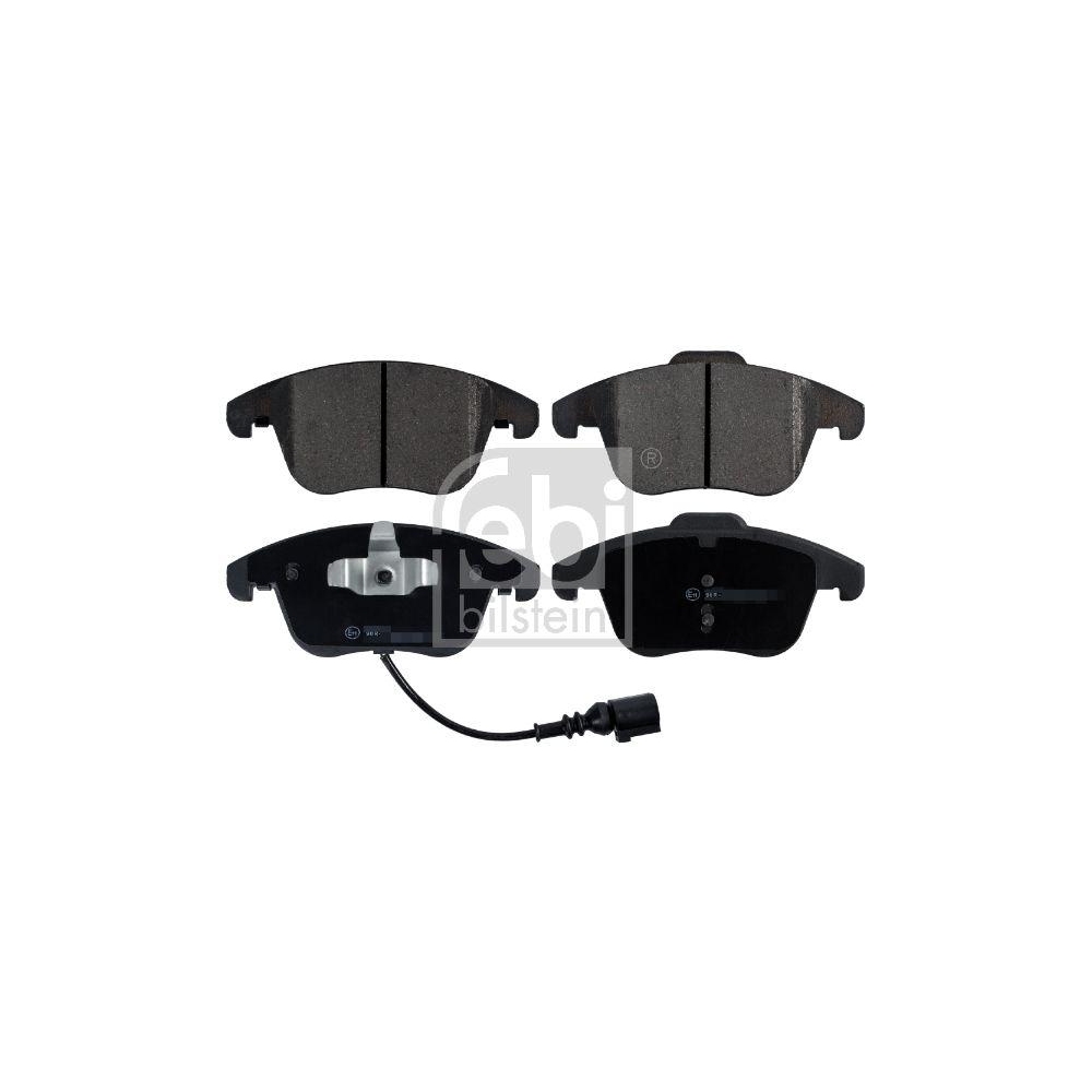 FEBI BILSTEIN Bremsbelagsatz, Scheibenbremse 16760 f&uuml;r AUDI SEAT VW, Vorderachse