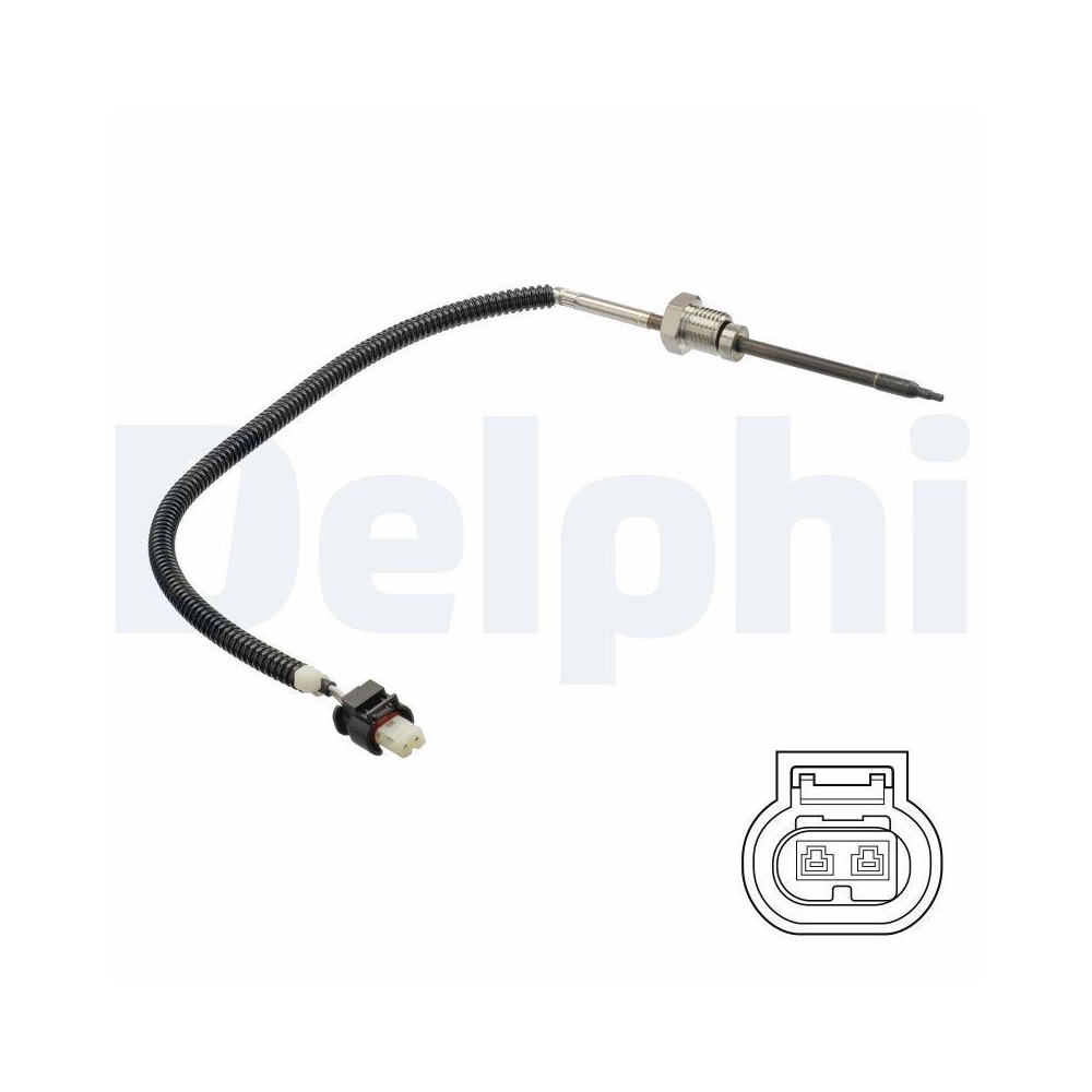 DELPHI TS30157 Sensor, Abgastemperatur f&uuml;r MERCEDES-BENZ, vor Ru&szlig;partikelfilter