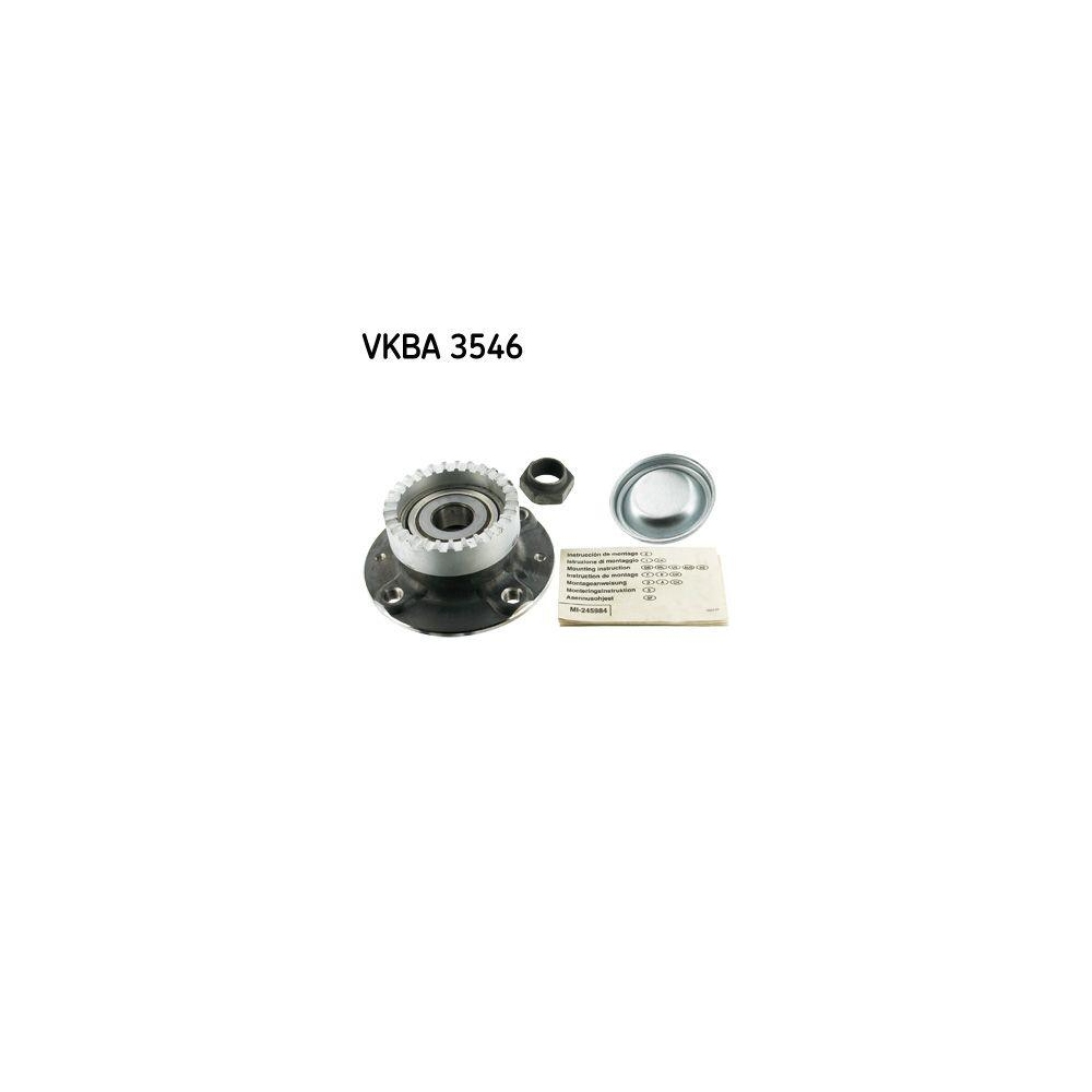 Radlagersatz SKF VKBA 3546 f&uuml;r CITRO&Euml;N, Hinterachse