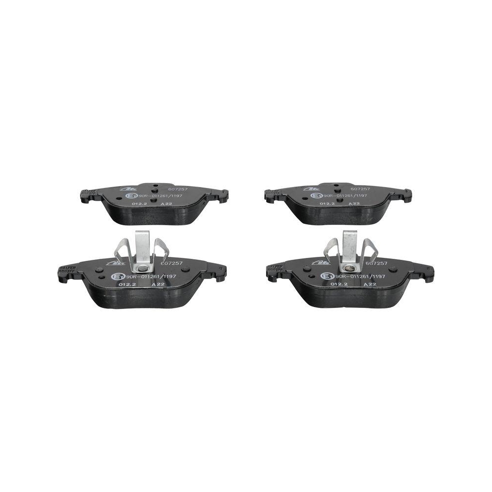 Bremsbelagsatz, Scheibenbremse ATE 13.0460-7257.2 f&uuml;r MERCEDES-BENZ, Hinterachse