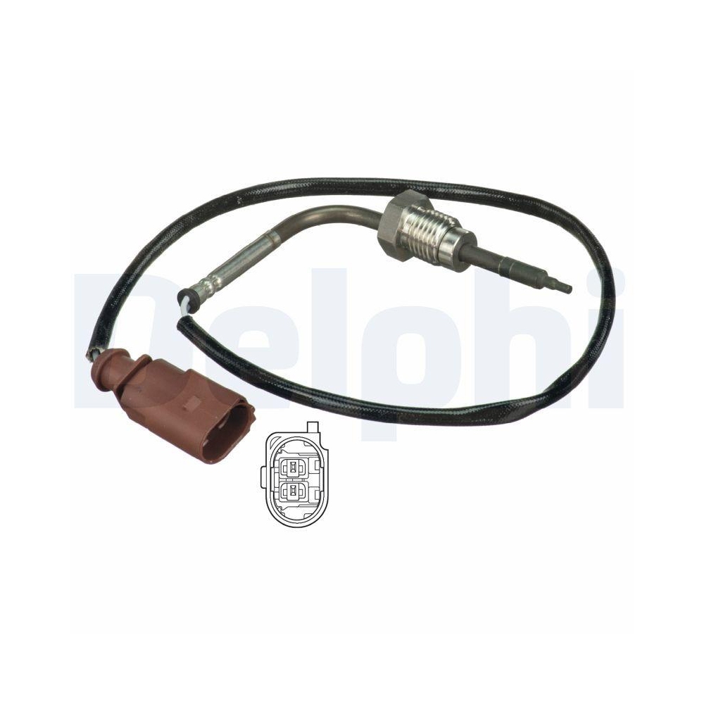 DELPHI TS30079 Sensor, Abgastemperatur f&uuml;r AUDI SEAT SKODA VW HITACHI