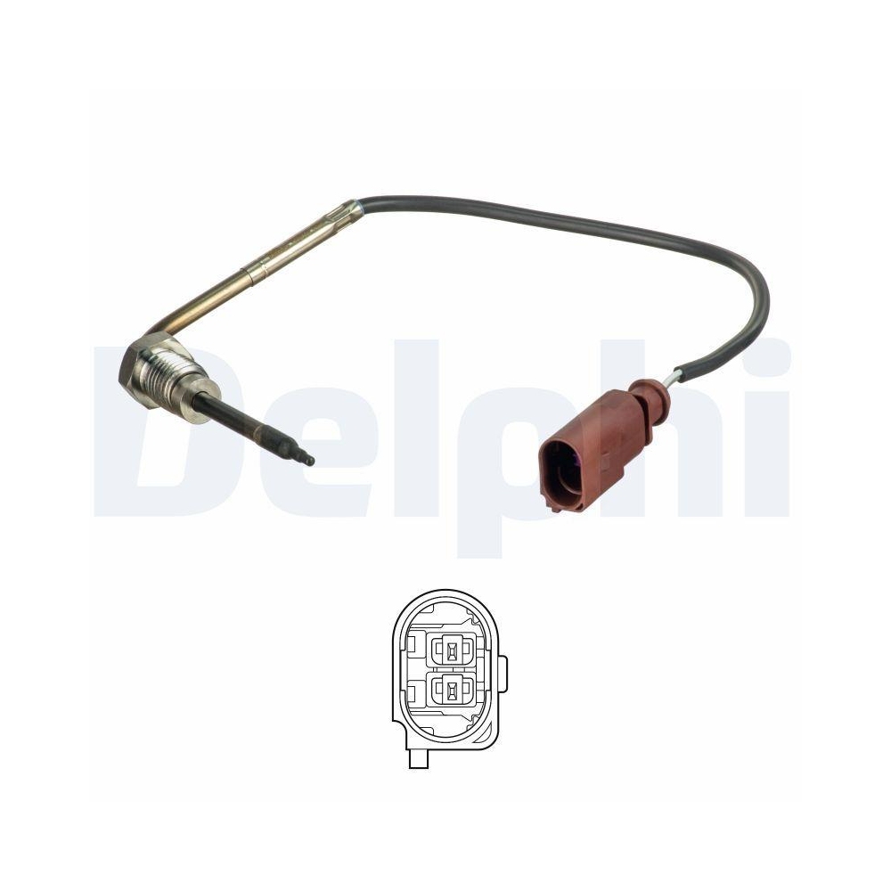 DELPHI TS30180 Sensor, Abgastemperatur f&uuml;r VW