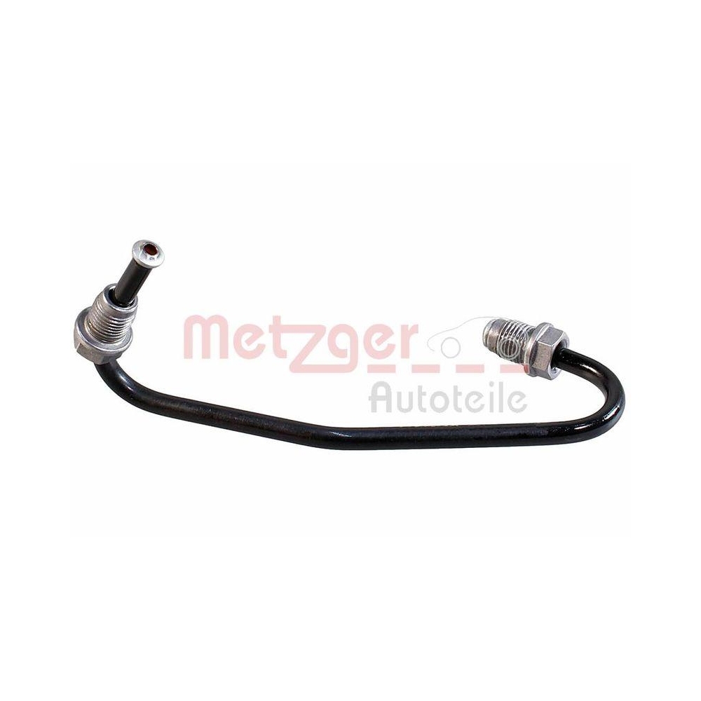 Bremsleitung METZGER 4120010 für AUDI, am Bremssattel, vorne rechts