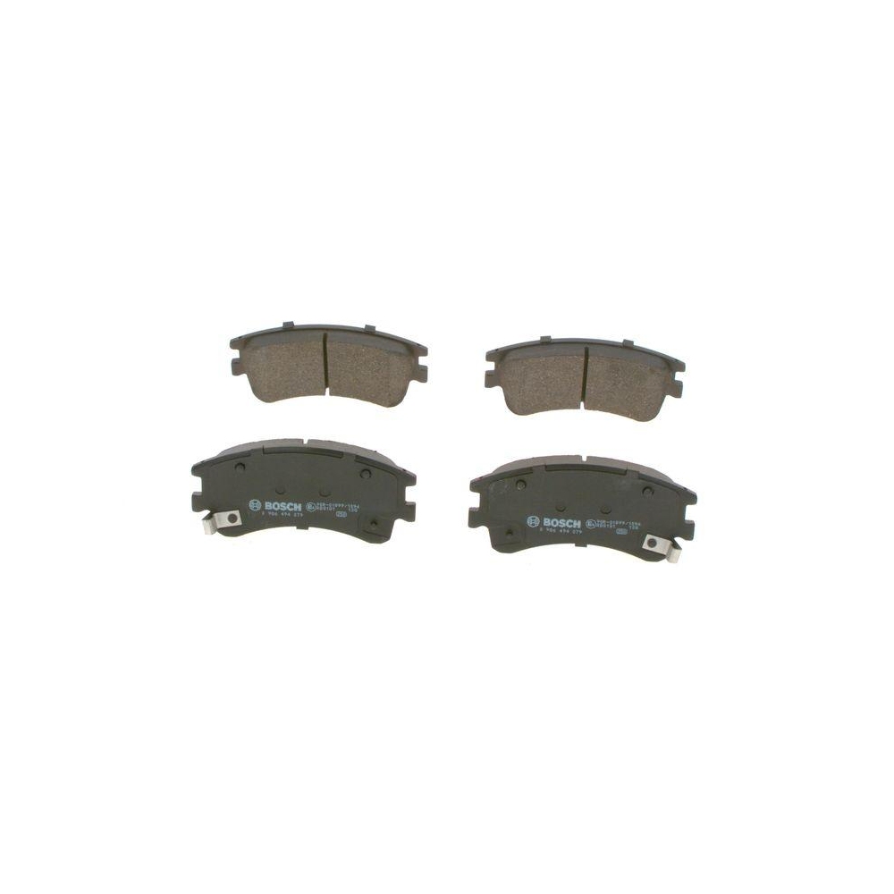 Bremsbelagsatz, Scheibenbremse BOSCH 0 986 494 079 f&uuml;r MAZDA, Vorderachse