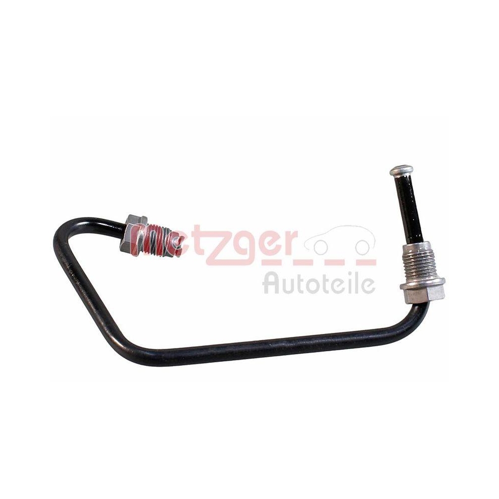 Bremsleitung METZGER 4120011 für AUDI SEAT, am Bremssattel, vorne links