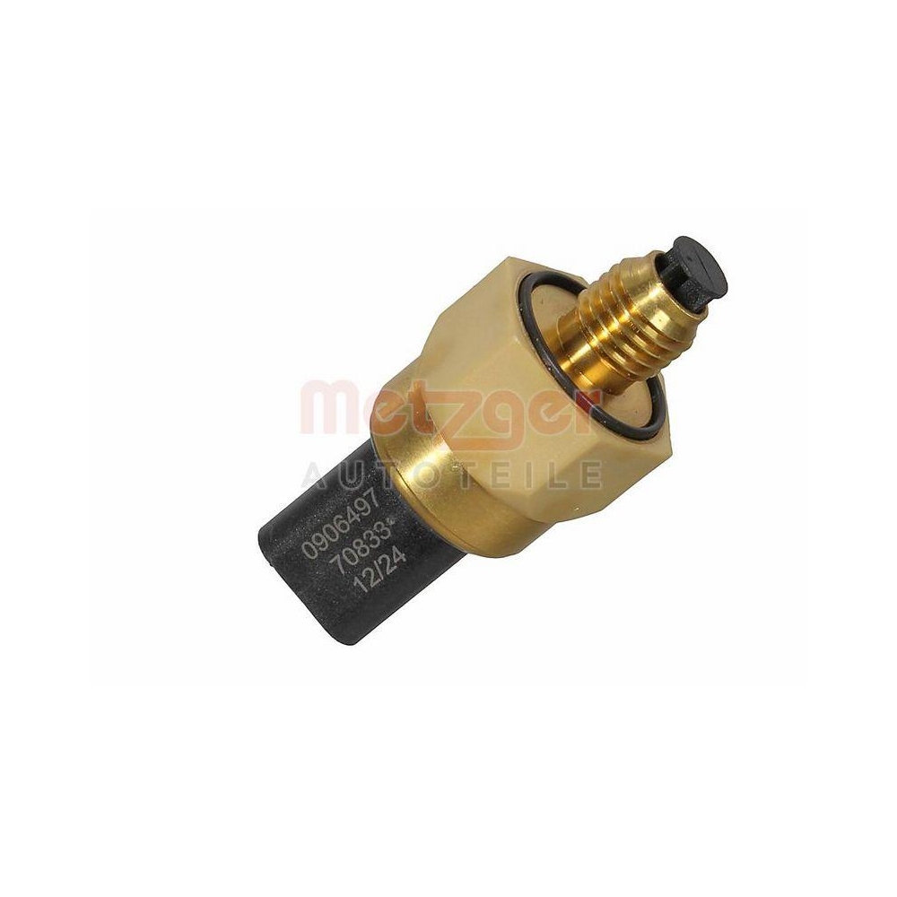 Sensor, Öltemperatur/-druck METZGER 0906497 GREENPARTS für BMW, Motorblock