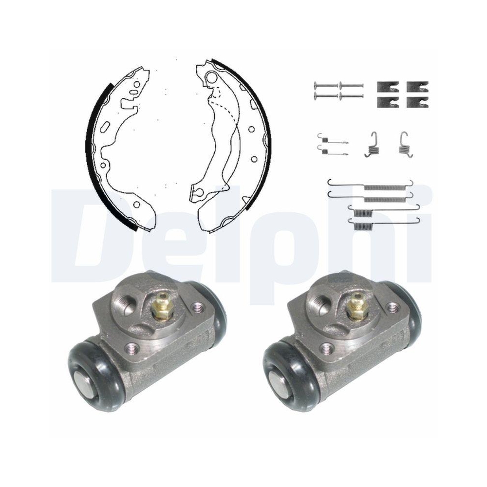 DELPHI KP846 Bremsbackensatz f&uuml;r, Hinterachse