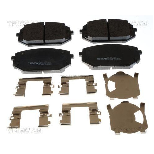 TRISCAN 8110 43083 Bremsbelagsatz, Scheibenbremse f&uuml;r HYUNDAI KIA, Vorderachse
