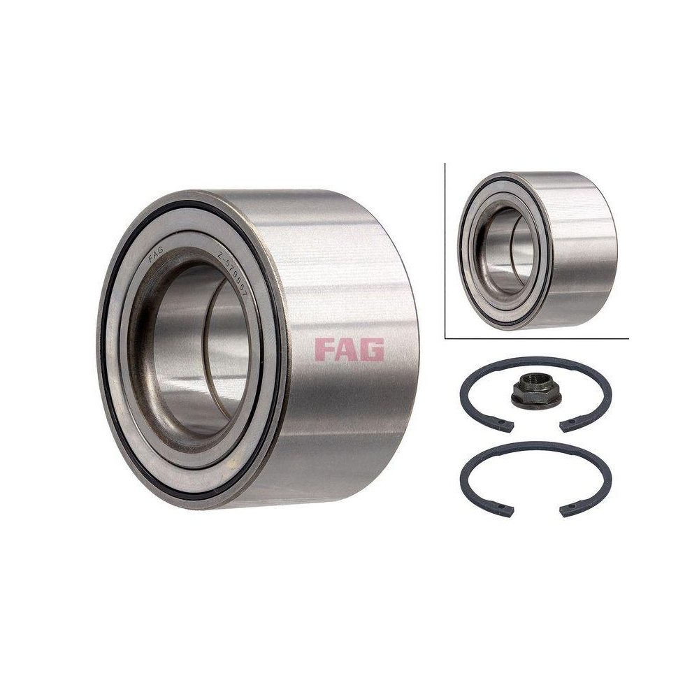 Radlagersatz Schaeffler FAG 713 6650 20 f&uuml;r SAAB, Vorderachse