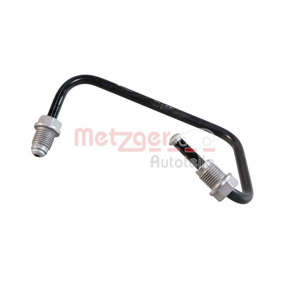 Bremsleitung METZGER 4120012 für AUDI SEAT, am Bremssattel, vorne rechts