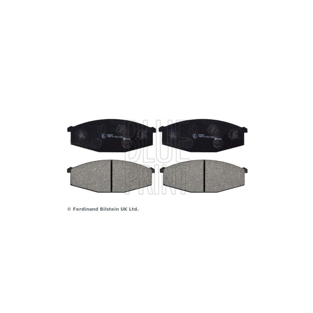 Bremsbelagsatz, Scheibenbremse BLUE PRINT ADN14242 f&uuml;r NISSAN, Vorderachse