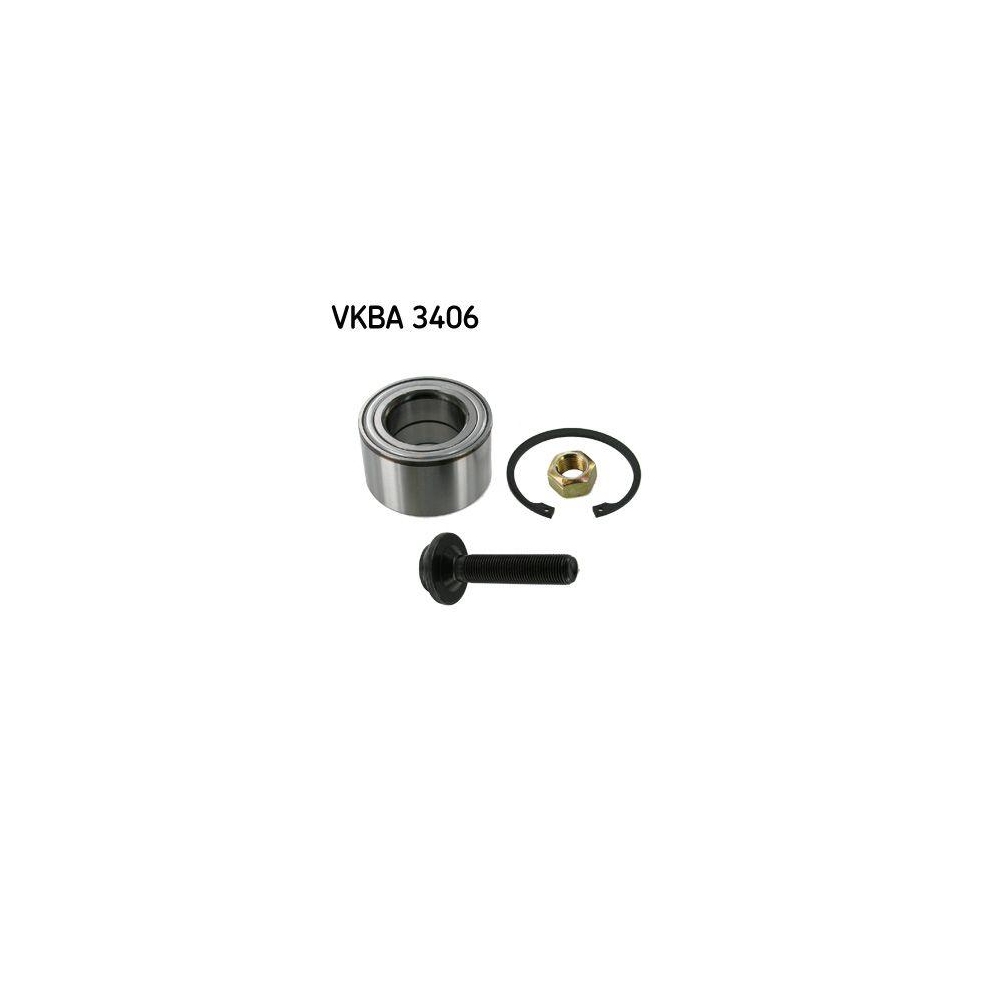 Radlagersatz SKF VKBA 3406 f&uuml;r VW, Hinterachse, Vorderachse