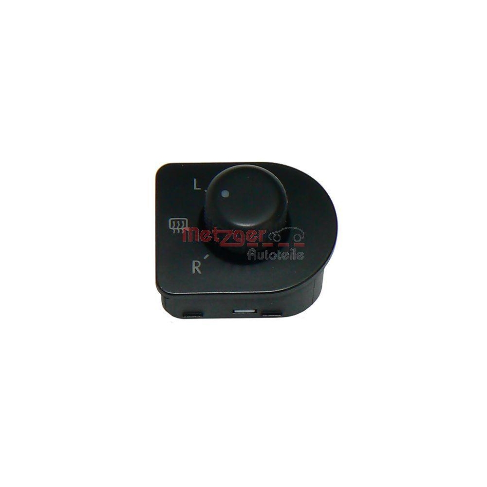 Schalter, Au&szlig;enspiegelverstellung METZGER 0916071 f&uuml;r VW, fahrerseitig