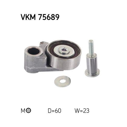 Spannrolle, Zahnriemen SKF VKM 75689 f&uuml;r MITSUBISHI