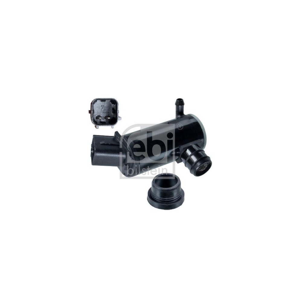 Waschwasserpumpe, Scheibenreinigung FEBI BILSTEIN 108062 für HYUNDAI KIA, vorne