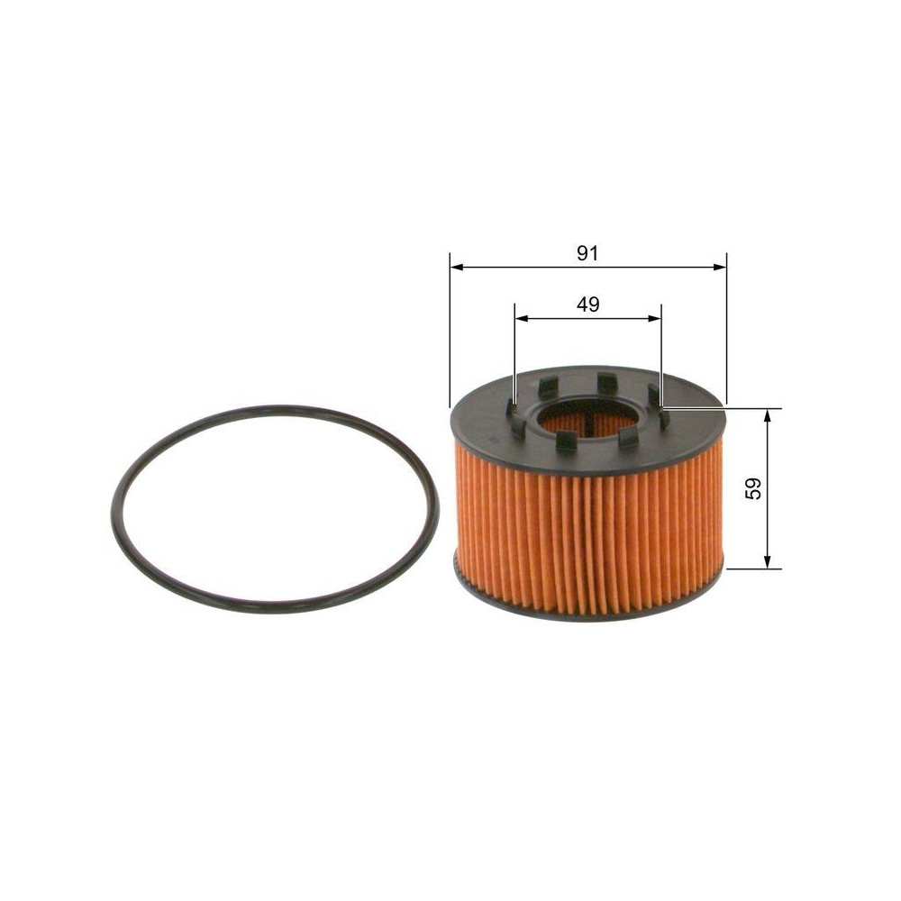 Ölfilter BOSCH 1 457 429 239 für FORD JAGUAR