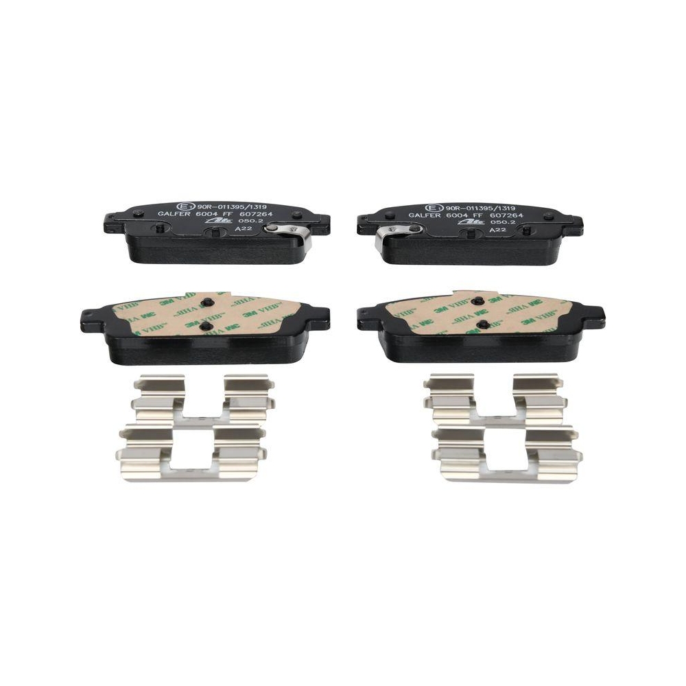 Bremsbelagsatz, Scheibenbremse ATE 13.0460-7264.2 für OPEL VAUXHALL CHEVROLET