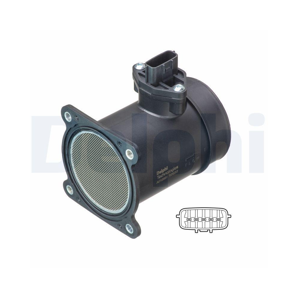 DELPHI AF10501-12B1 Luftmassenmesser f&uuml;r NISSAN