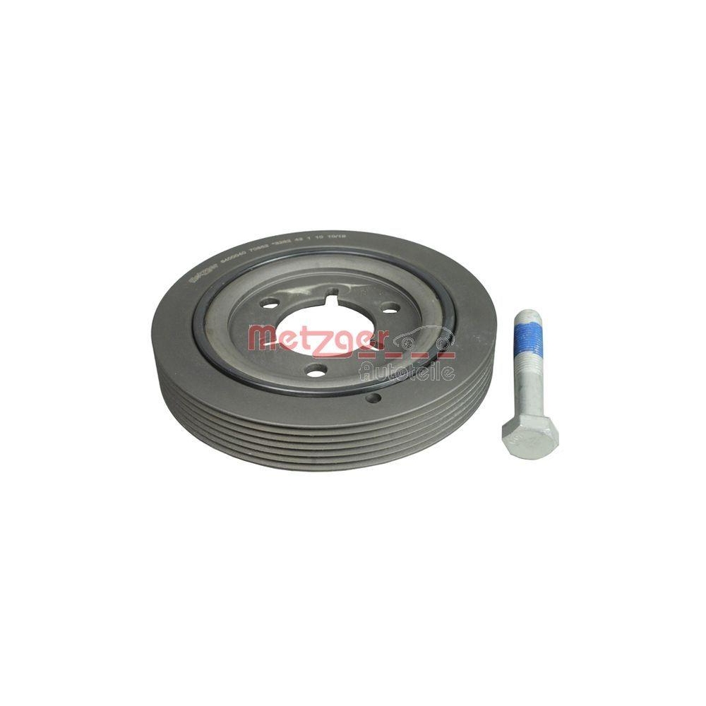 Riemenscheibe, Kurbelwelle METZGER 6400040 KIT + f&uuml;r CITRO&Euml;N PEUGEOT