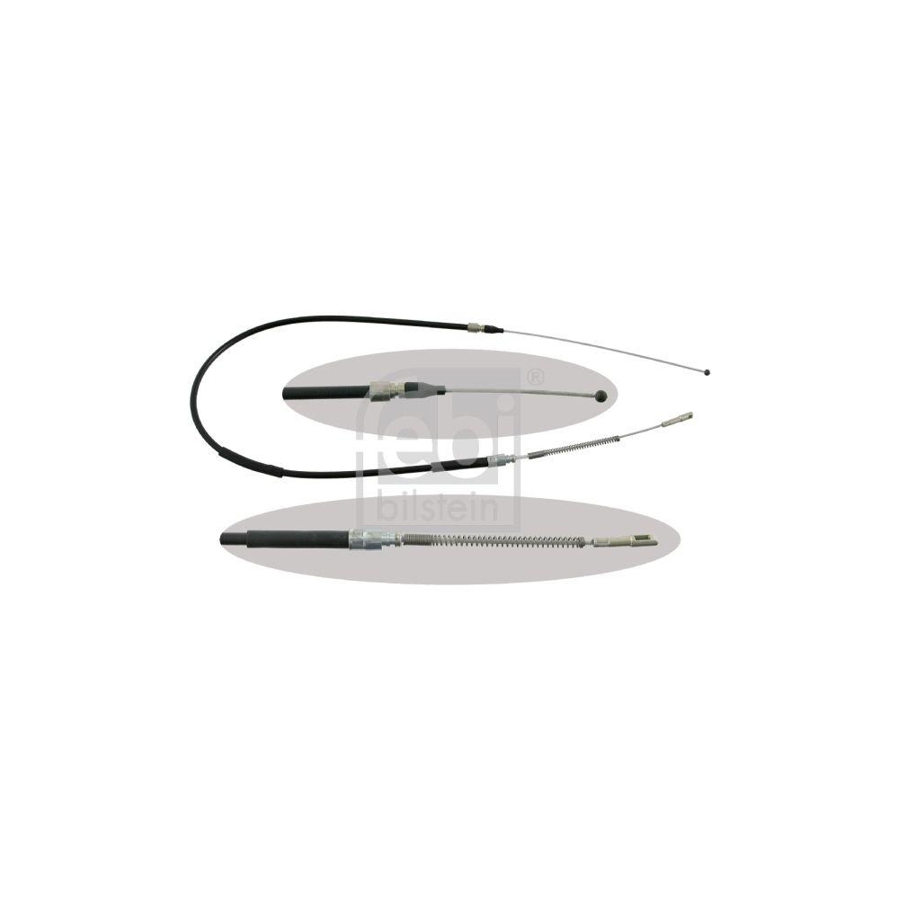 Seilzug, Feststellbremse FEBI BILSTEIN 10592 f&uuml;r MERCEDES-BENZ, hinten links