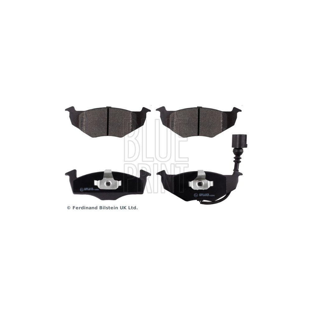 Bremsbelagsatz, Scheibenbremse BLUE PRINT ADV184253 f&uuml;r SKODA VW, Vorderachse