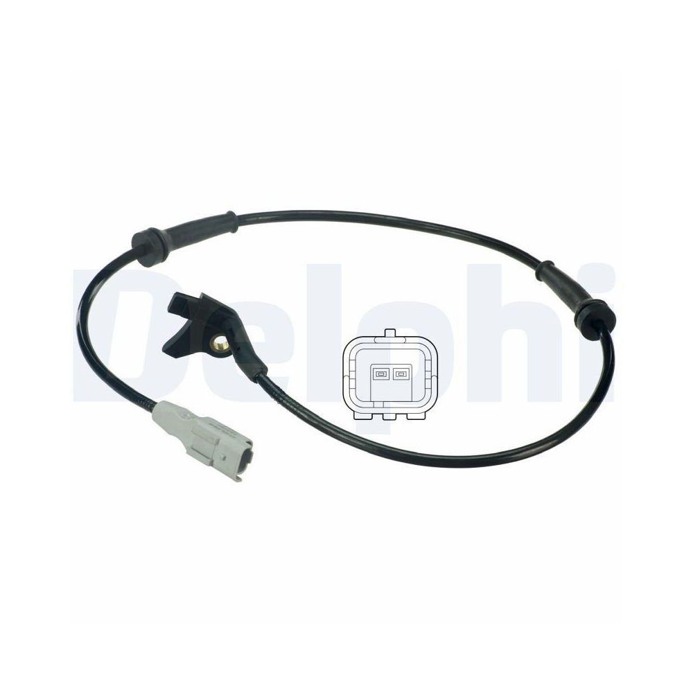 DELPHI SS20397 Sensor, Raddrehzahl f&uuml;r CITRO&Euml;N PEUGEOT, Vorderachse