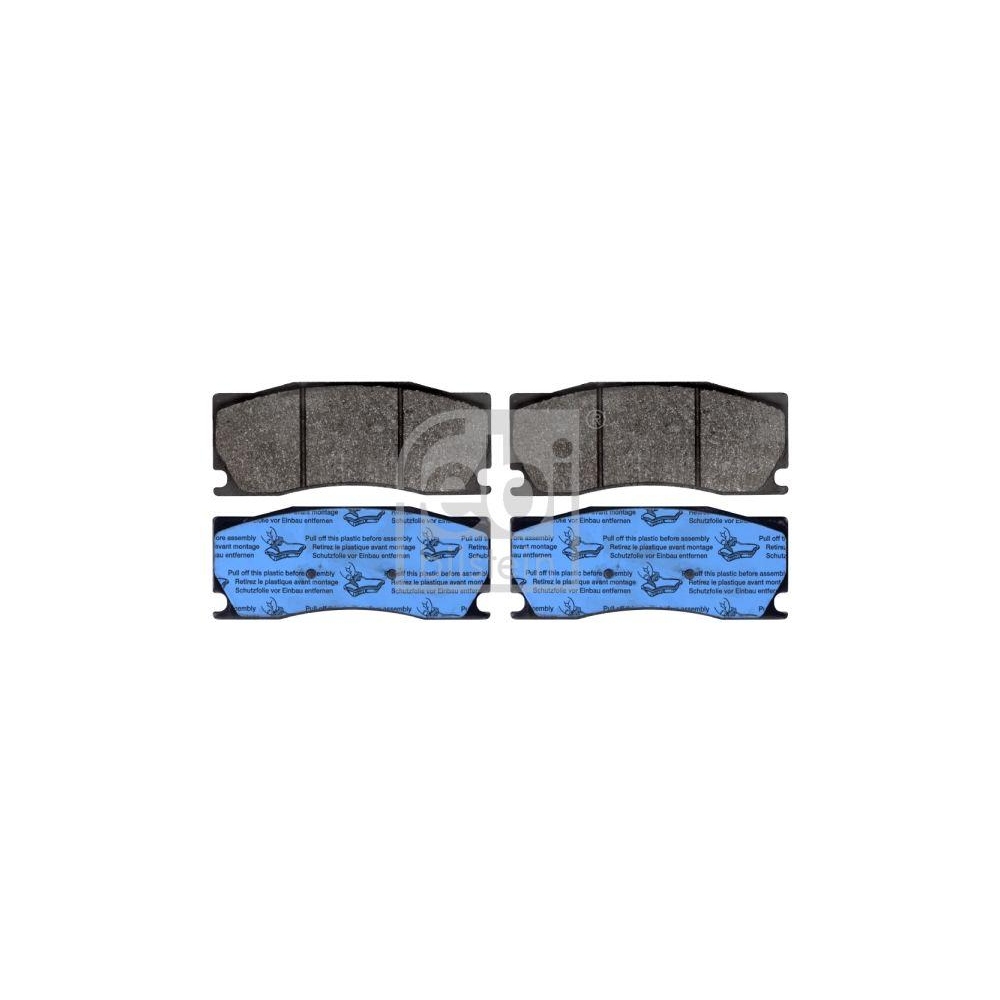 FEBI BILSTEIN Bremsbelagsatz, Scheibenbremse 116093 f&uuml;r JAGUAR, Vorderachse