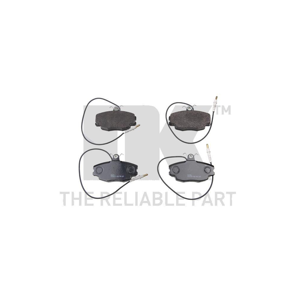 Bremsbelagsatz, Scheibenbremse NK 221926 für CITROËN, Vorderachse