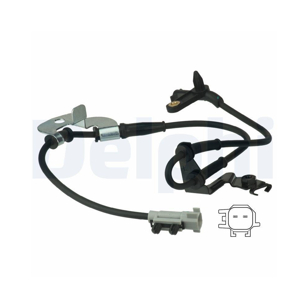 DELPHI SS20398 Sensor, Raddrehzahl f&uuml;r CHRYSLER, Vorderachse links