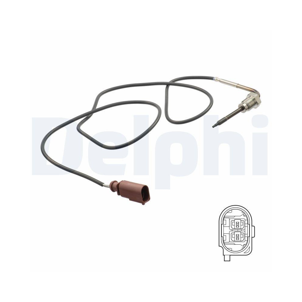 DELPHI TS30159 Sensor, Abgastemperatur f&uuml;r AUDI VW