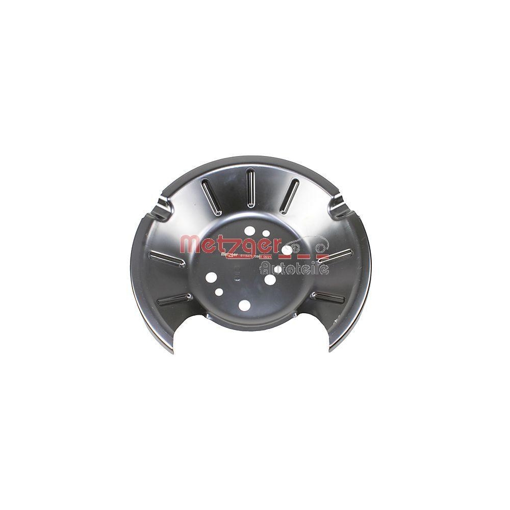 Spritzblech, Bremsscheibe METZGER 6115475 f&uuml;r FORD, Hinterachse links