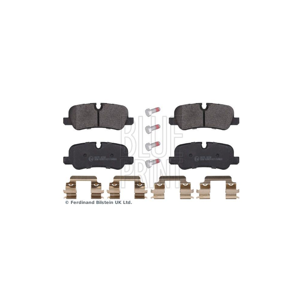 Bremsbelagsatz, Scheibenbremse BLUE PRINT ADJ134205 f&uuml;r LAND ROVER, Hinterachse