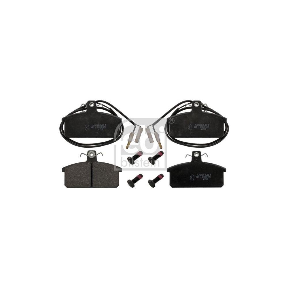 FEBI BILSTEIN Bremsbelagsatz, Scheibenbremse 116096 f&uuml;r LANCIA, Vorderachse
