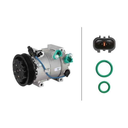HELLA 8FK 366 203-551 Kompressor, Klimaanlage >>> Easy2Fit <<< f&uuml;r HYUNDAI KIA