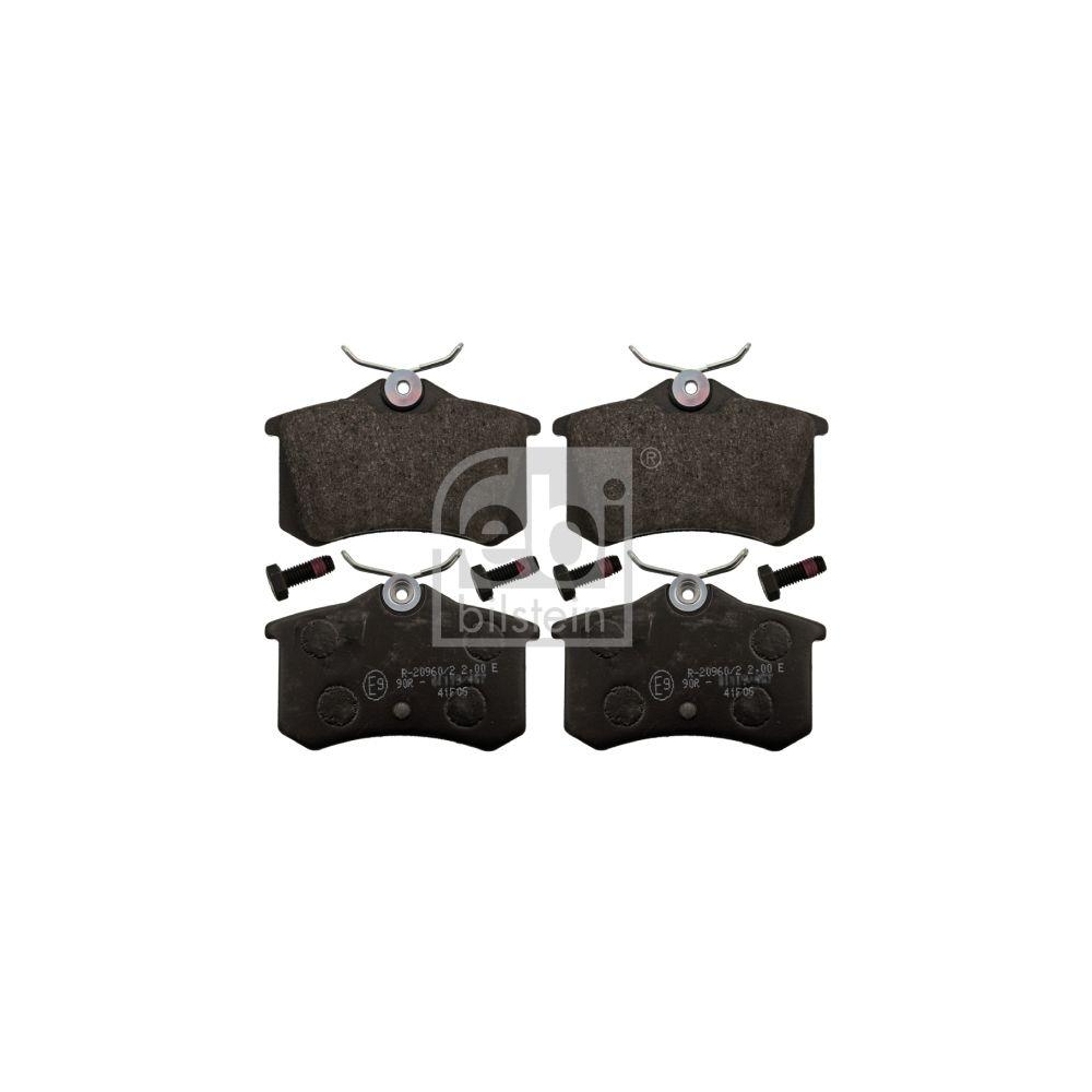 FEBI BILSTEIN Bremsbelagsatz, Scheibenbremse 116099 f&uuml;r LANCIA, Hinterachse